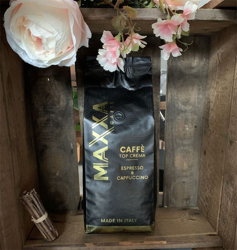 MAXXA Caffè Top Crema, 1-kg-Beutel Espressobohnen